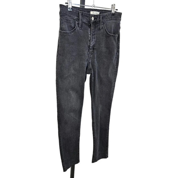 Madewell Womens Curvy Roadtripper Jeans Size 27  Raw Edge Hem - Picture 4 of 6
